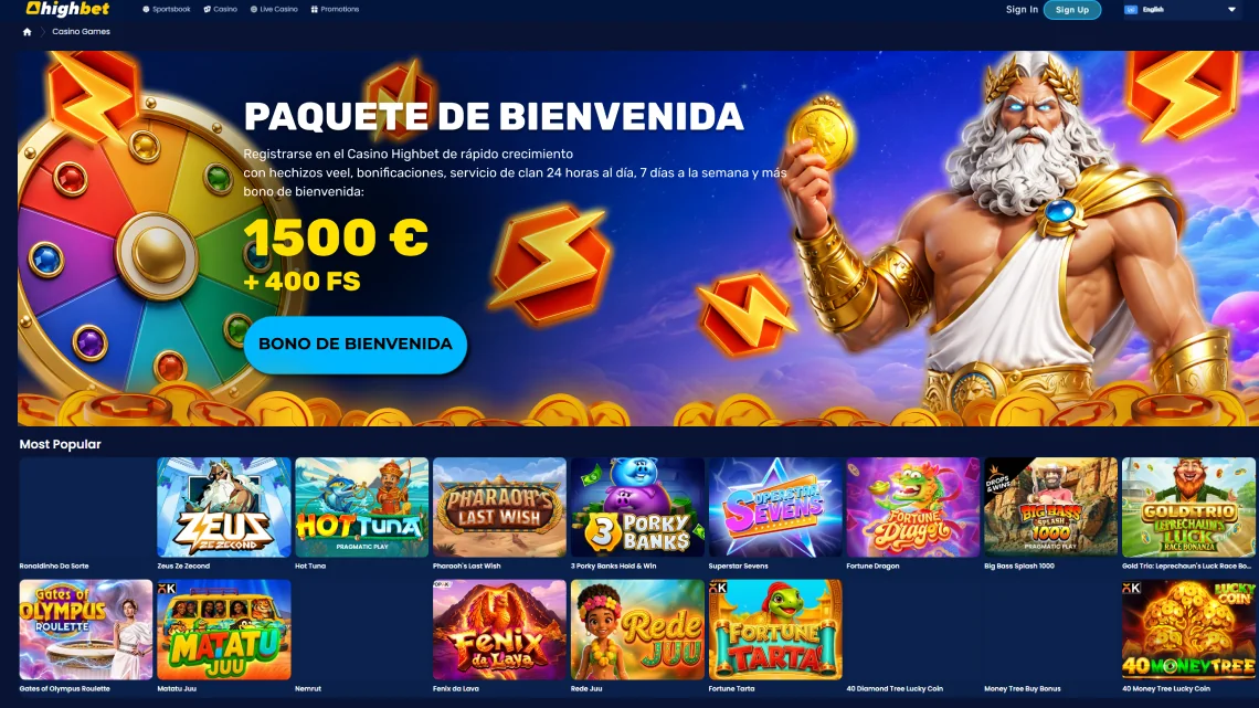 Resumen y opiniones de Highbet Casino